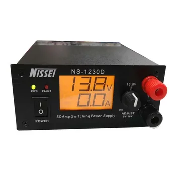 NISSEI NS-1230D Измеритель Мощности 25A 5V-16V Регулируемая Коротковолновая Базовая Станция Коммутации Связи Цифровой Источник Питания NS1230D