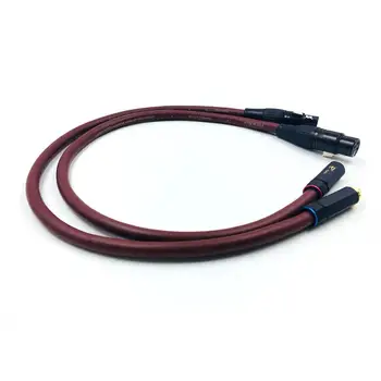 Аудиофильский кабель Cardas от 2 RCA штекера до 2 XLR 3-контактный штекер для микширования усилителя Cannon, AV-кабель от двойного XLR до двойного RCA-кабеля