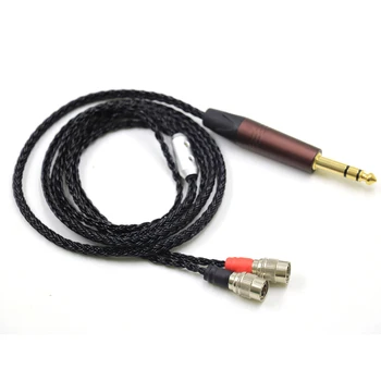 Ярко-черный 16-жильный кабель для наушников для наушников Mr Speakers Alpha Dog Ether C Flow Mad Dog AEON