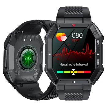 2023 умные часы для мужчин, отвечающие на звонки, спортивные часы емкостью 350 мАч, пульсометр, монитор артериального давления, умные часы Android iOS