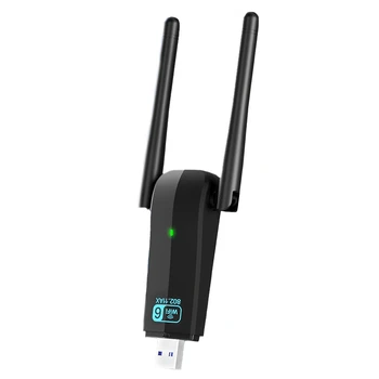 WiFi 6 USB Адаптер Двухдиапазонный AX1800 2,4 G/5GHz Беспроводная Сетевая карта USB 3,0 WiFi6 Адаптер для Windows 7/10/11