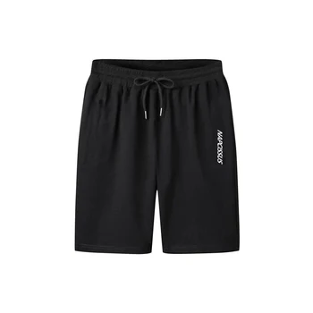 Спортивные шорты на эластичной шнуровке NIGO Черного цвета #nigo94637