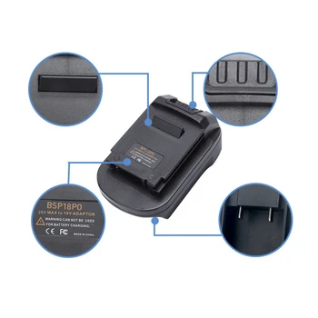 Литиевая батарея BSP20PO с никелевым аккумулятором напряжением от 20 В до 18 В подходит для адаптера Baide Bupai Stanley-Bupai Battery Adapter